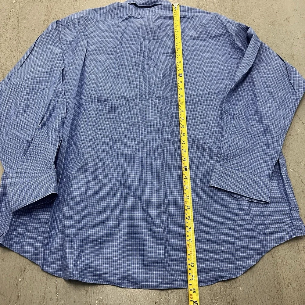 Polo Ralph Lauren Long Sleeve Button-Down Shirt XXL Blue with‎ White Stripes